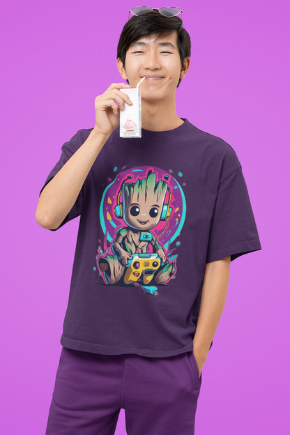 Galactic Groot Oversized Tee