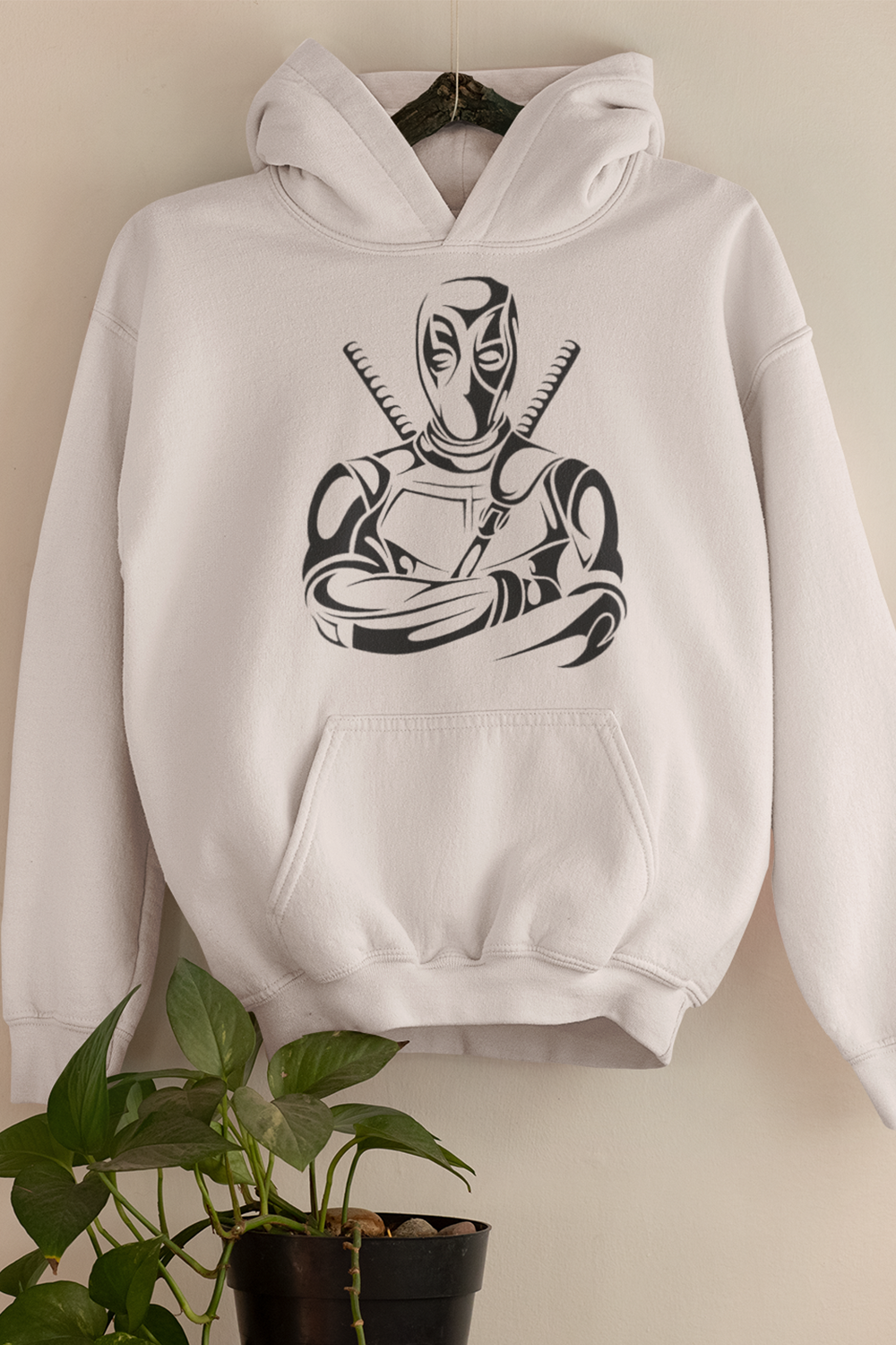 Deadpool White Hoodie – Merc with a Mouth